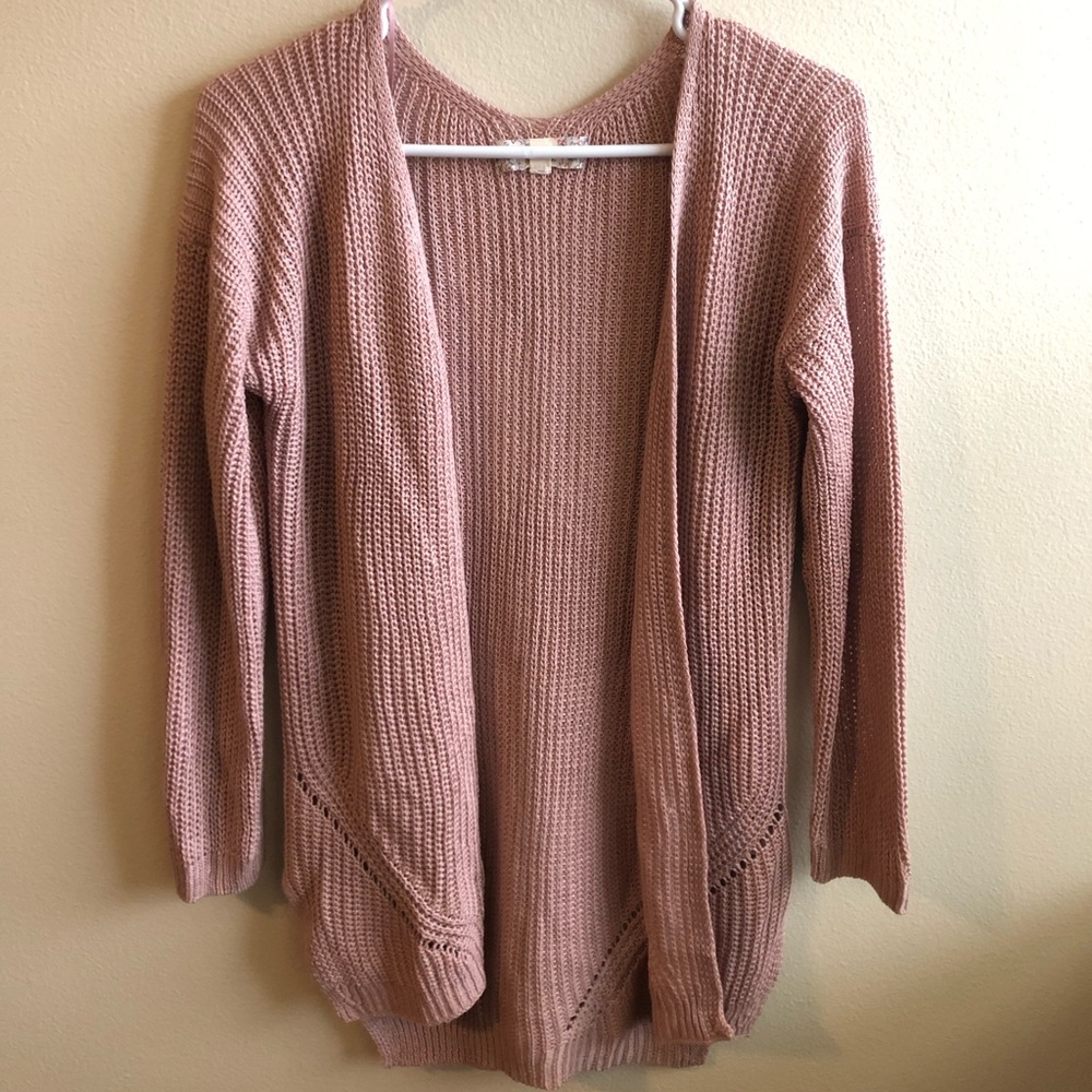 Pink Cardigan